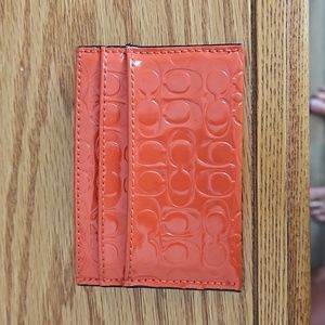 Coach card holder